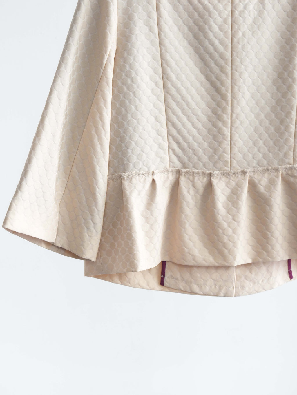 1990s RYKIEL  POLKA DOTS CREAM SONIA JACKET