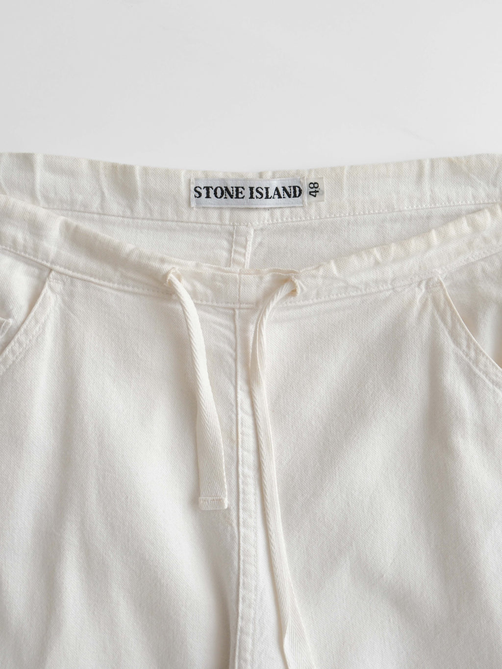 1990s STONE ISLAND WHITE SHORTS