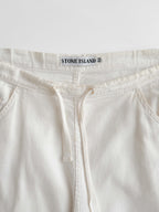 1990s STONE ISLAND WHITE SHORTS