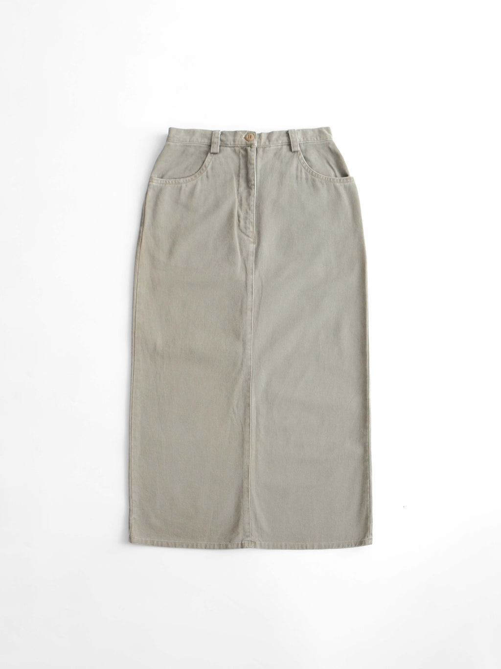 1990s STUSSY GREEN KHAKI SKIRT PANTS