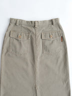 1990s STUSSY GREEN KHAKI SKIRT PANTS