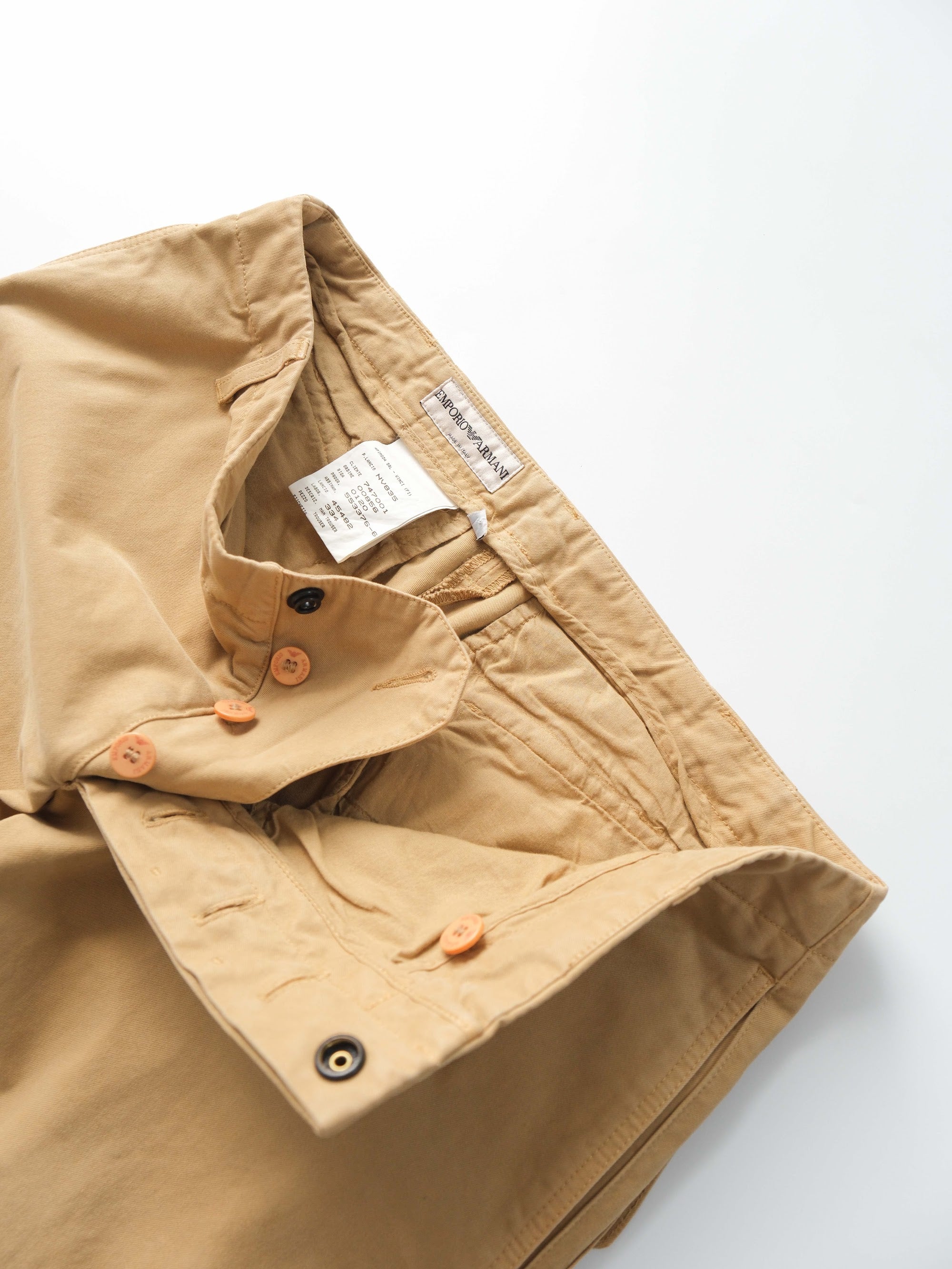 2000s ARMANI BEIGE EMPORIO PANTS