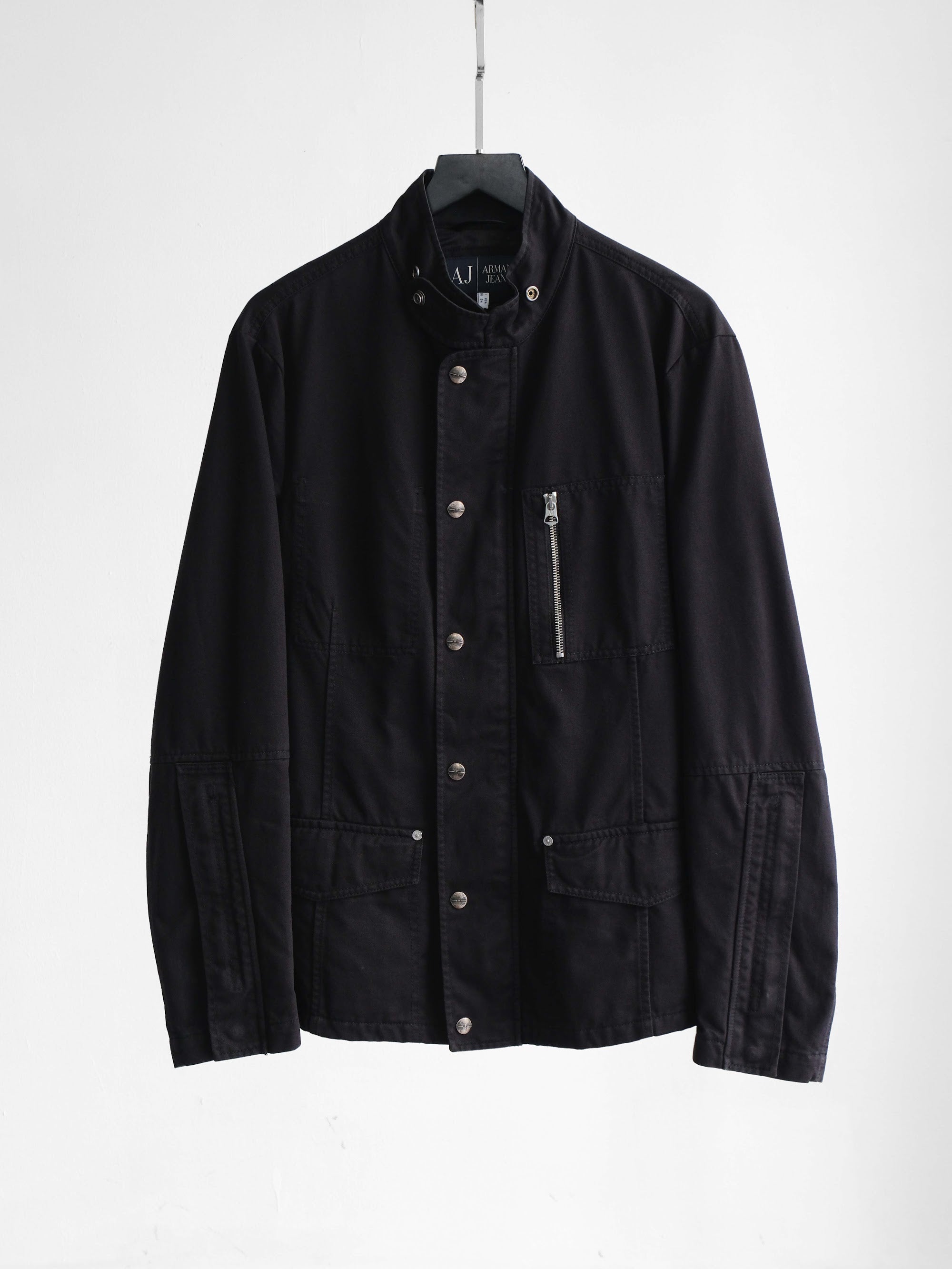 2000s ARMANI BLACK JEANS JACKET