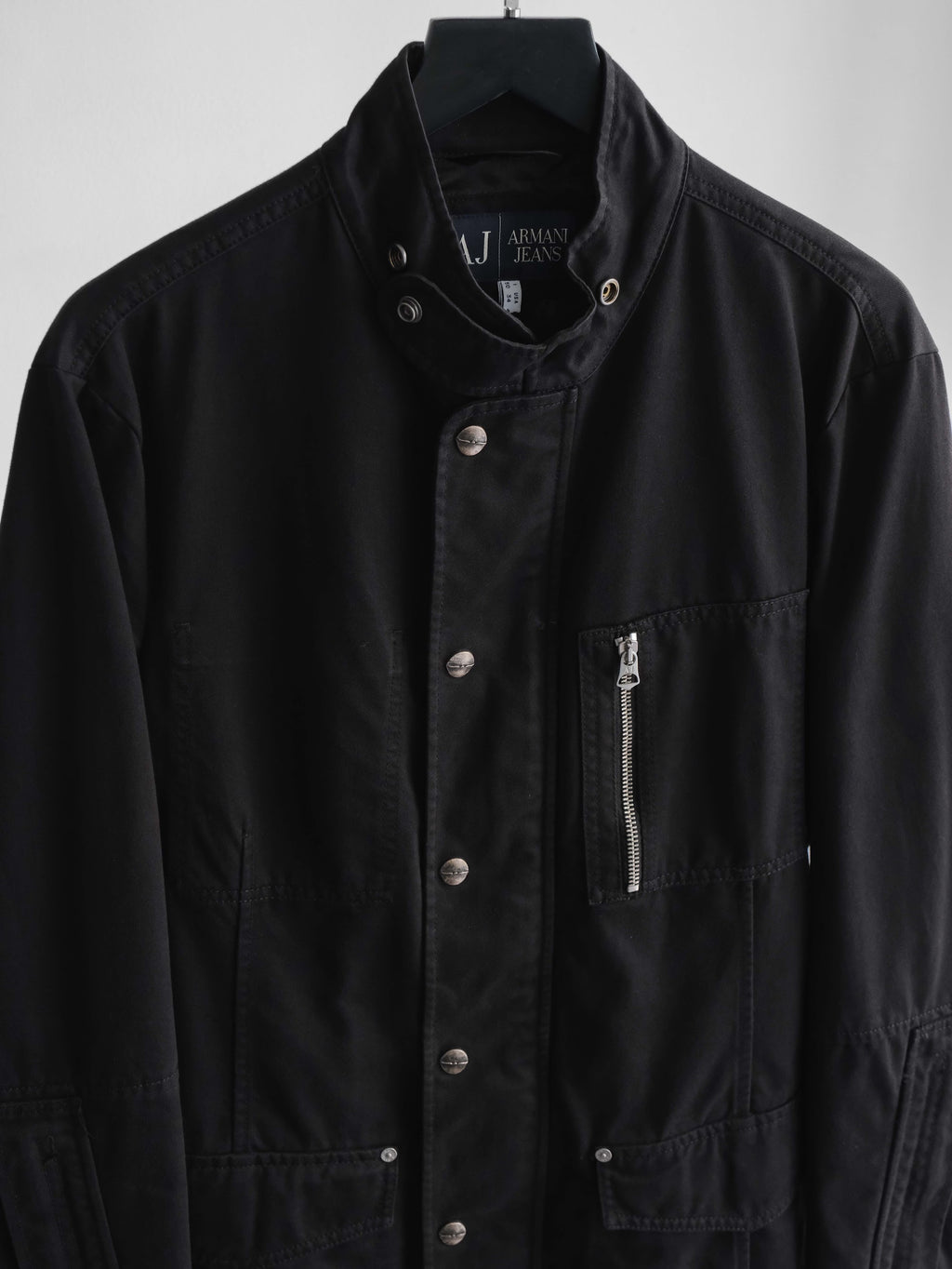 2000s ARMANI BLACK JEANS JACKET