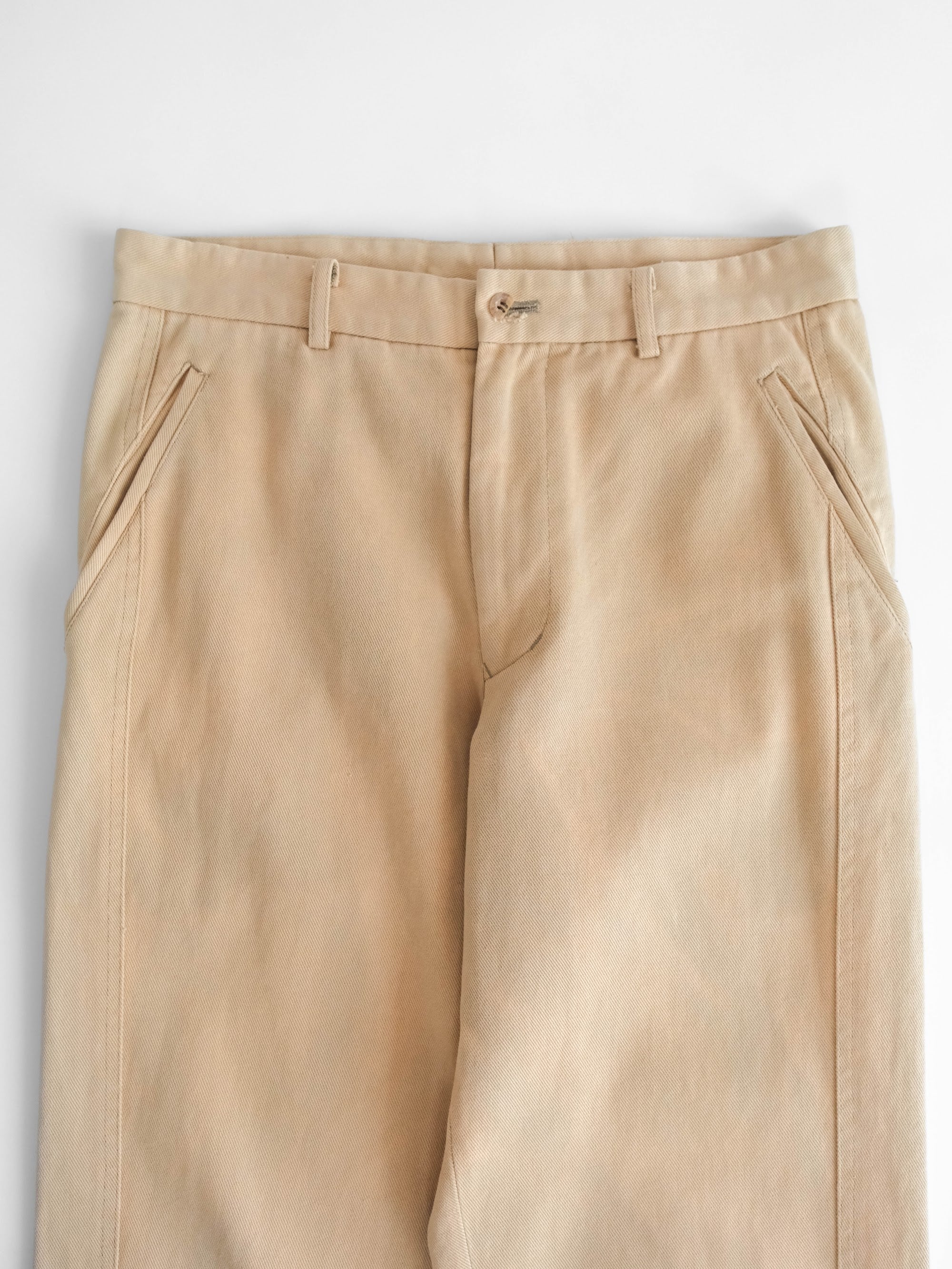 2000s CDG BEIGE HOMME PLUS PANTS