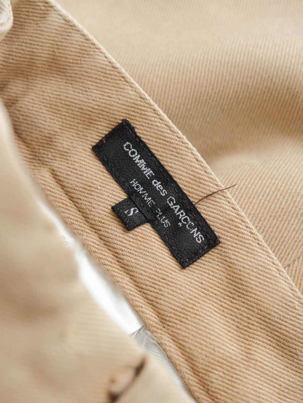 2000s CDG BEIGE HOMME PLUS PANTS