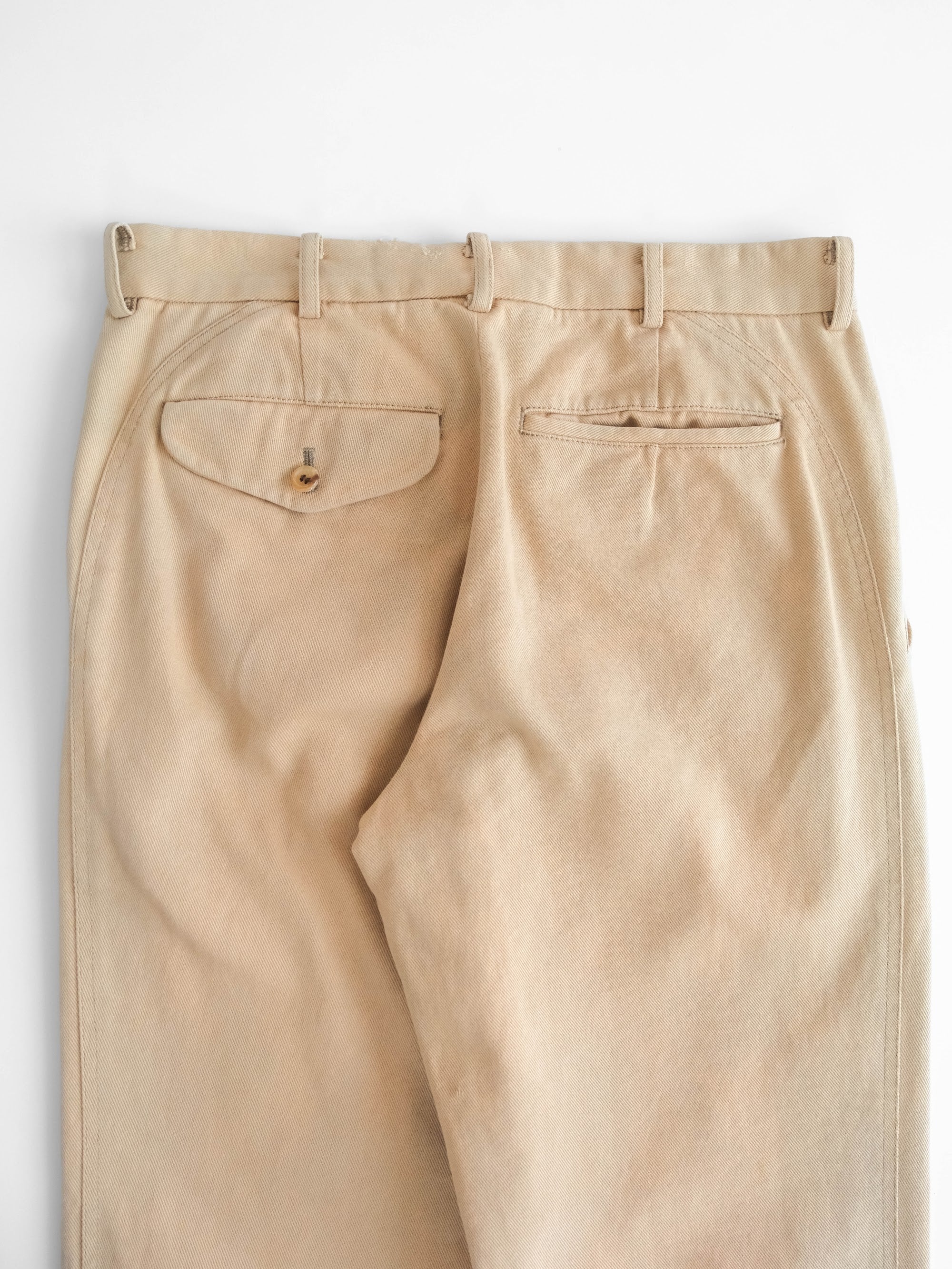 2000s CDG BEIGE HOMME PLUS PANTS