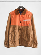2000s CDG PATCHWORK BEIGE JUNYA WATANABE/ CORDUROY NECK JACKET