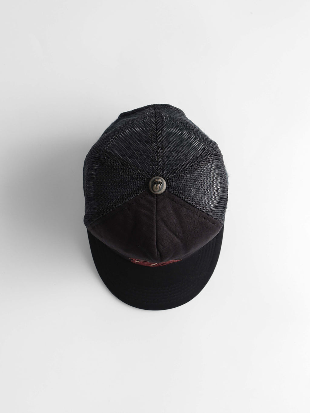 2000s CHROME HEARTS BLACK X ROLLING STONE  HAT
