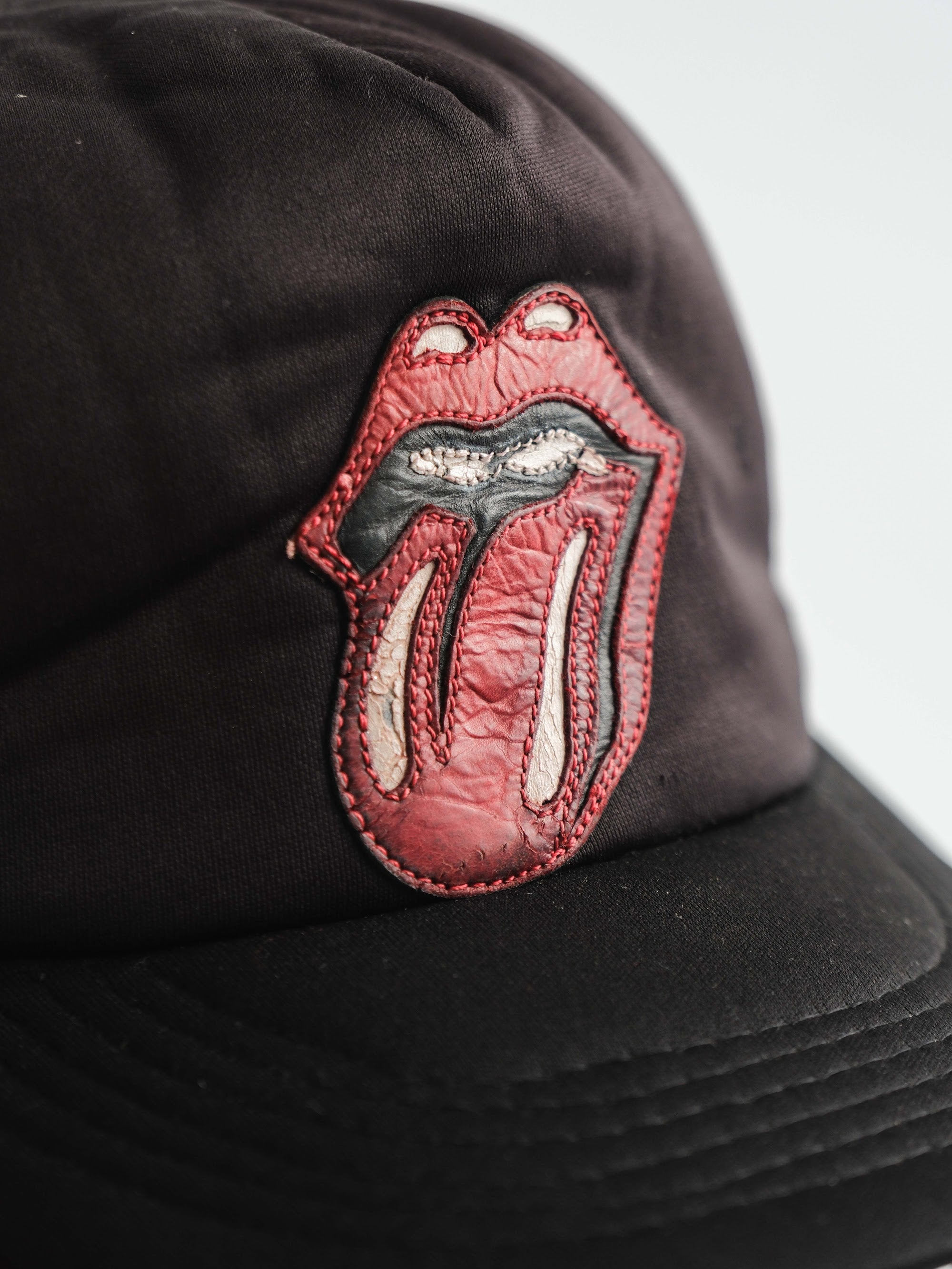 2000s CHROME HEARTS BLACK X ROLLING STONE  HAT
