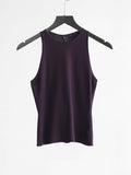 2000s GUCCI BROWN BY TOMFORD CASHMERE TANK TOP