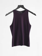 2000s GUCCI BROWN BY TOMFORD CASHMERE TANK TOP