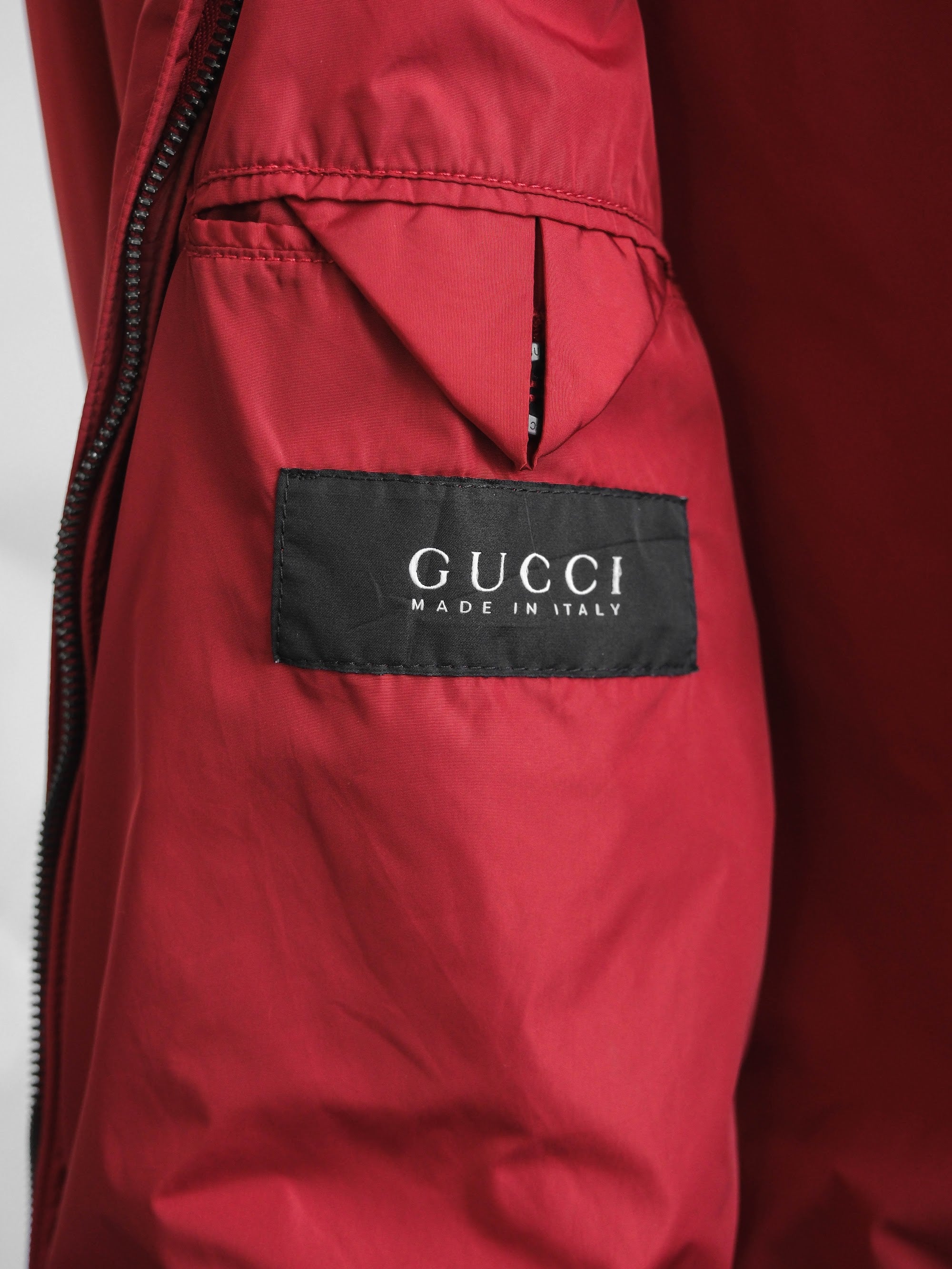 2000s GUCCI BURGUNDY JACKET