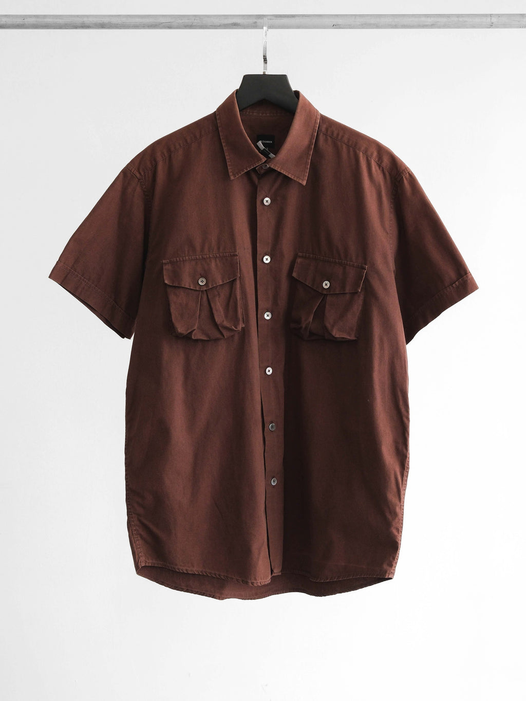 2000s JIL SANDER BROWN SS SHIRT