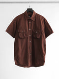 2000s JIL SANDER BROWN SS SHIRT