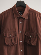 2000s JIL SANDER BROWN SS SHIRT