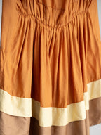 2000s MARNI ORANGE SILK TANK TOP