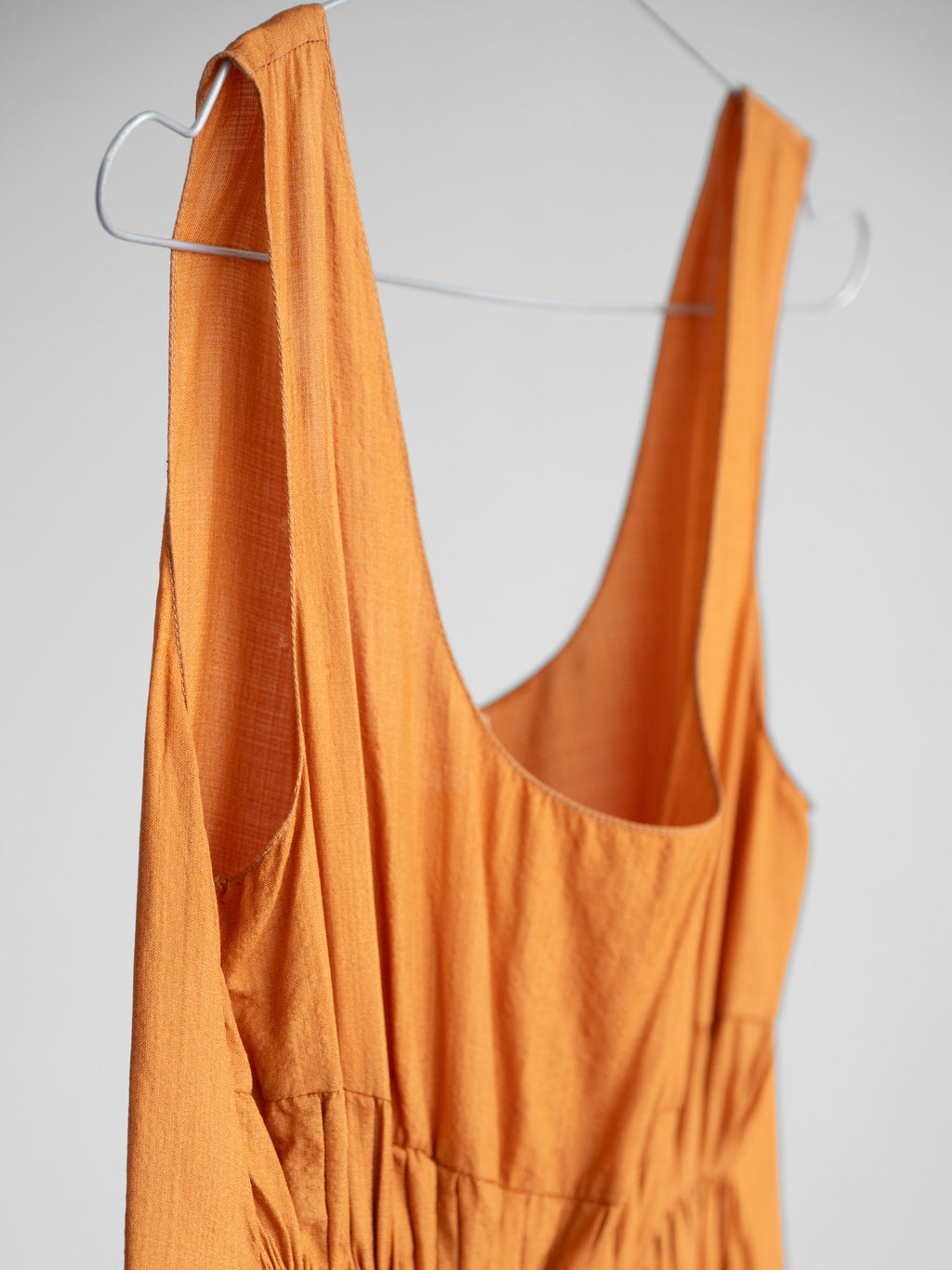 2000s MARNI ORANGE SILK TANK TOP