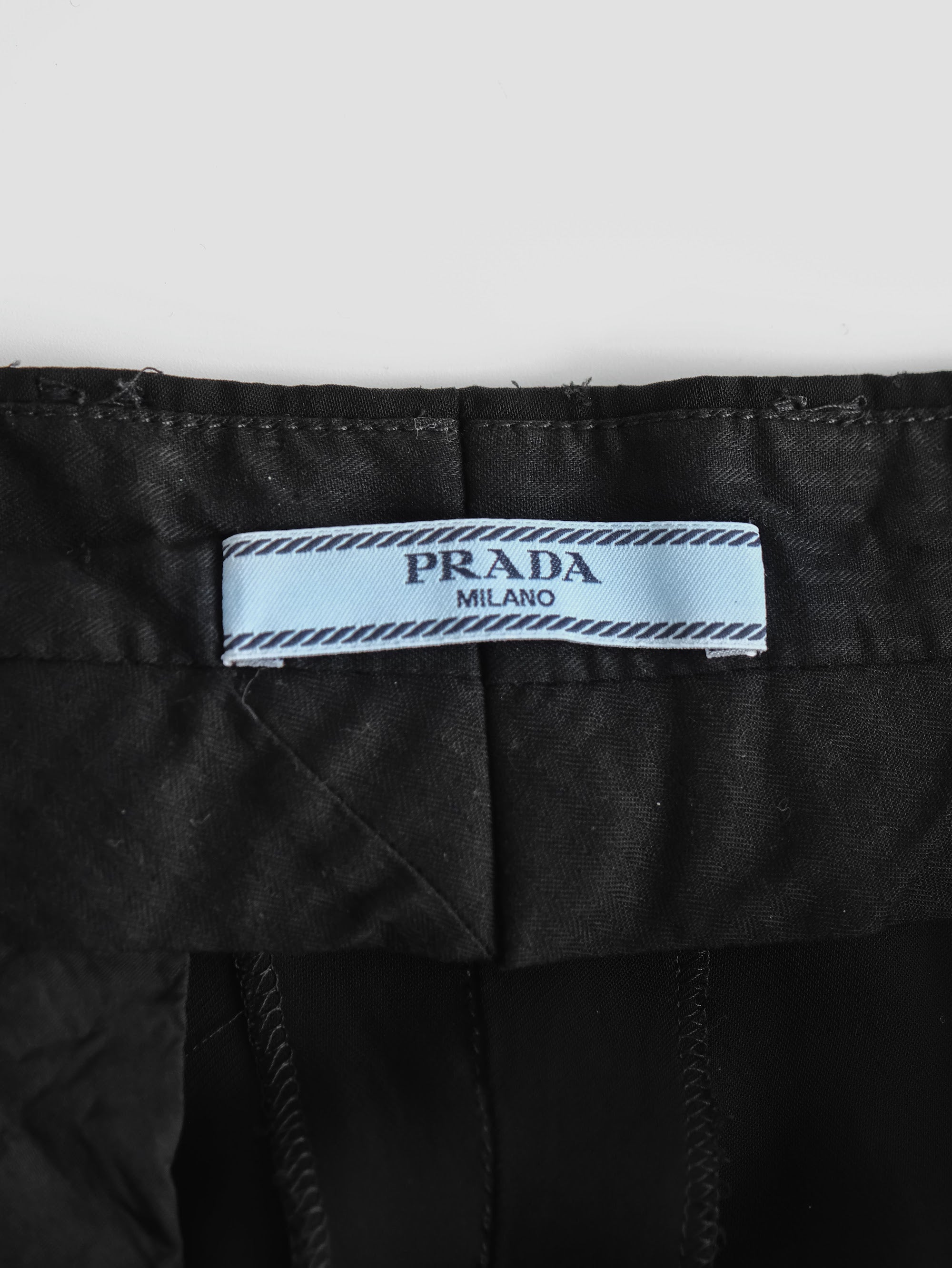 2000s PRADA BLACK TROUSER PANTS