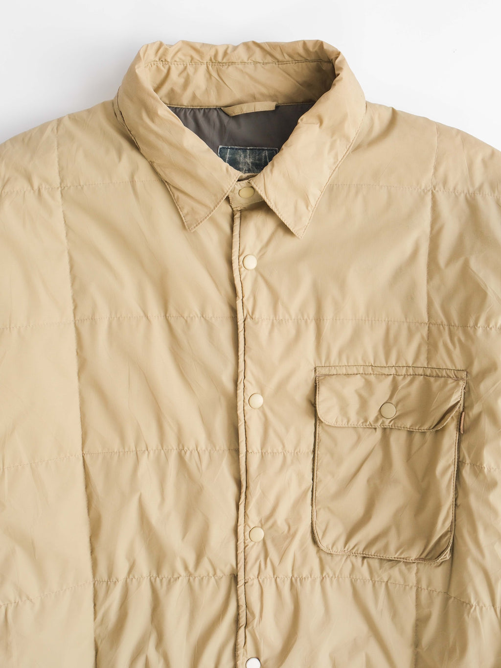 2000s STUSSY BEIGE NYLON JACKET
