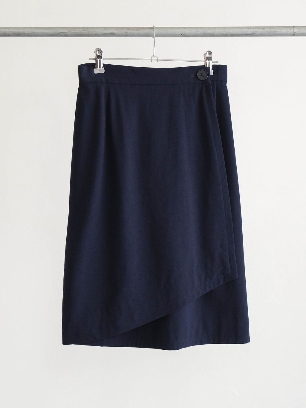 2000s YSL NAVY CODUROY SKIRT