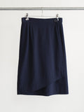 2000s YSL NAVY CODUROY SKIRT