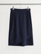2000s YSL NAVY CODUROY SKIRT