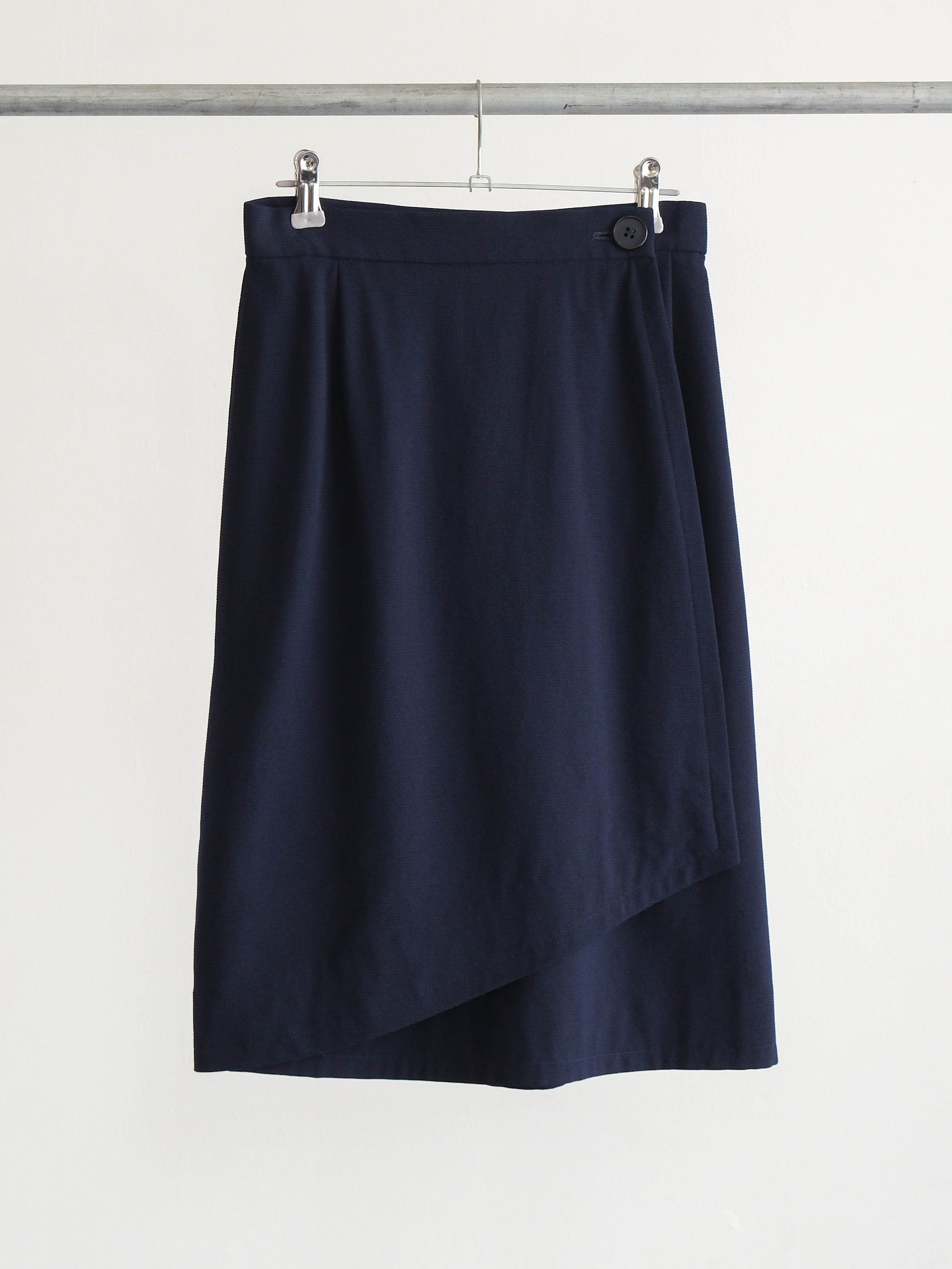 2000s YSL NAVY CODUROY SKIRT