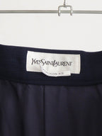 2000s YSL NAVY CODUROY SKIRT