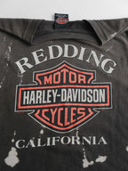 2001 HARLEY DAVIDSON BLACK FLAMING EAGLE TANK TOP