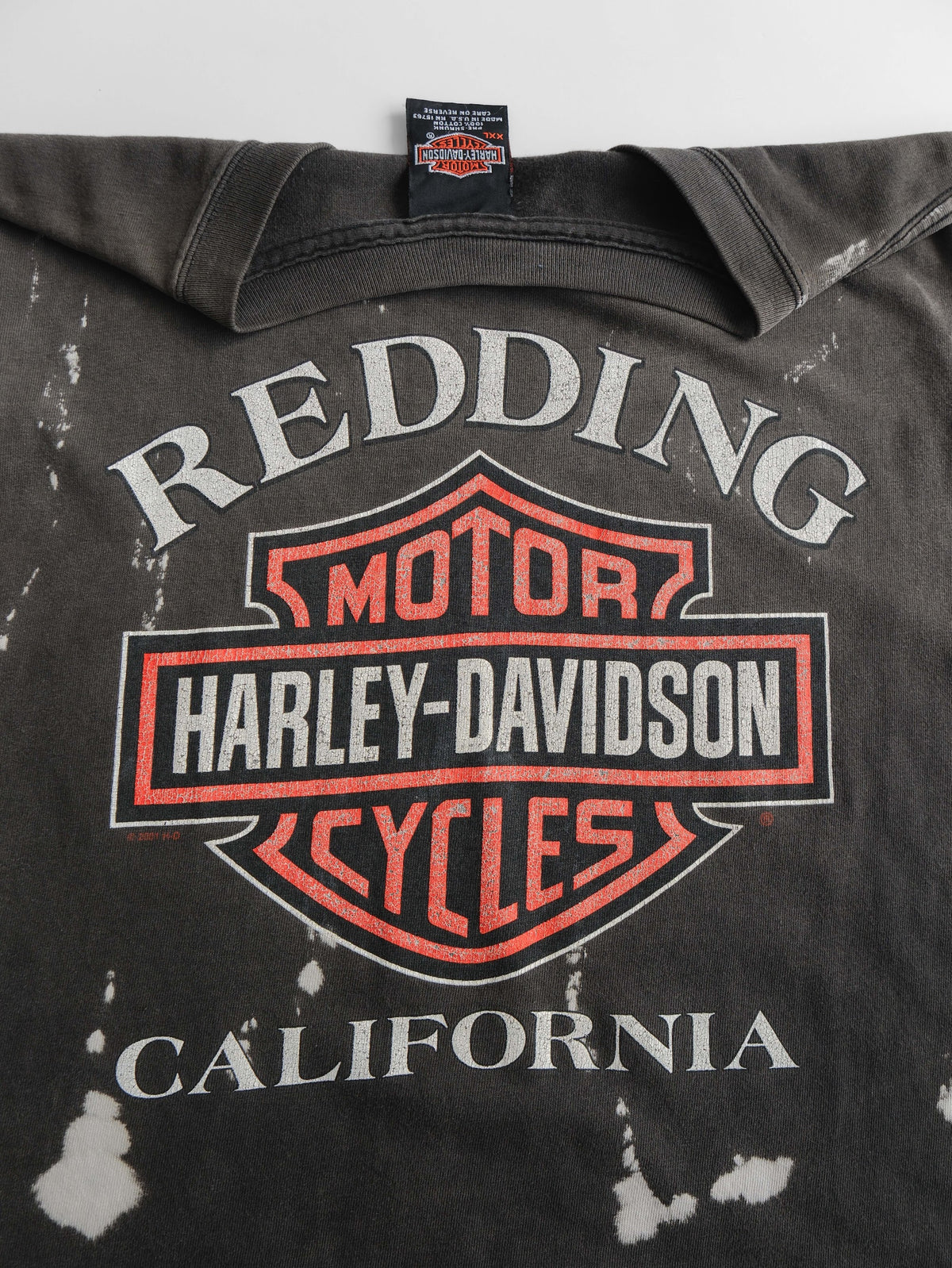 2001 HARLEY DAVIDSON BLACK FLAMING EAGLE TANK TOP