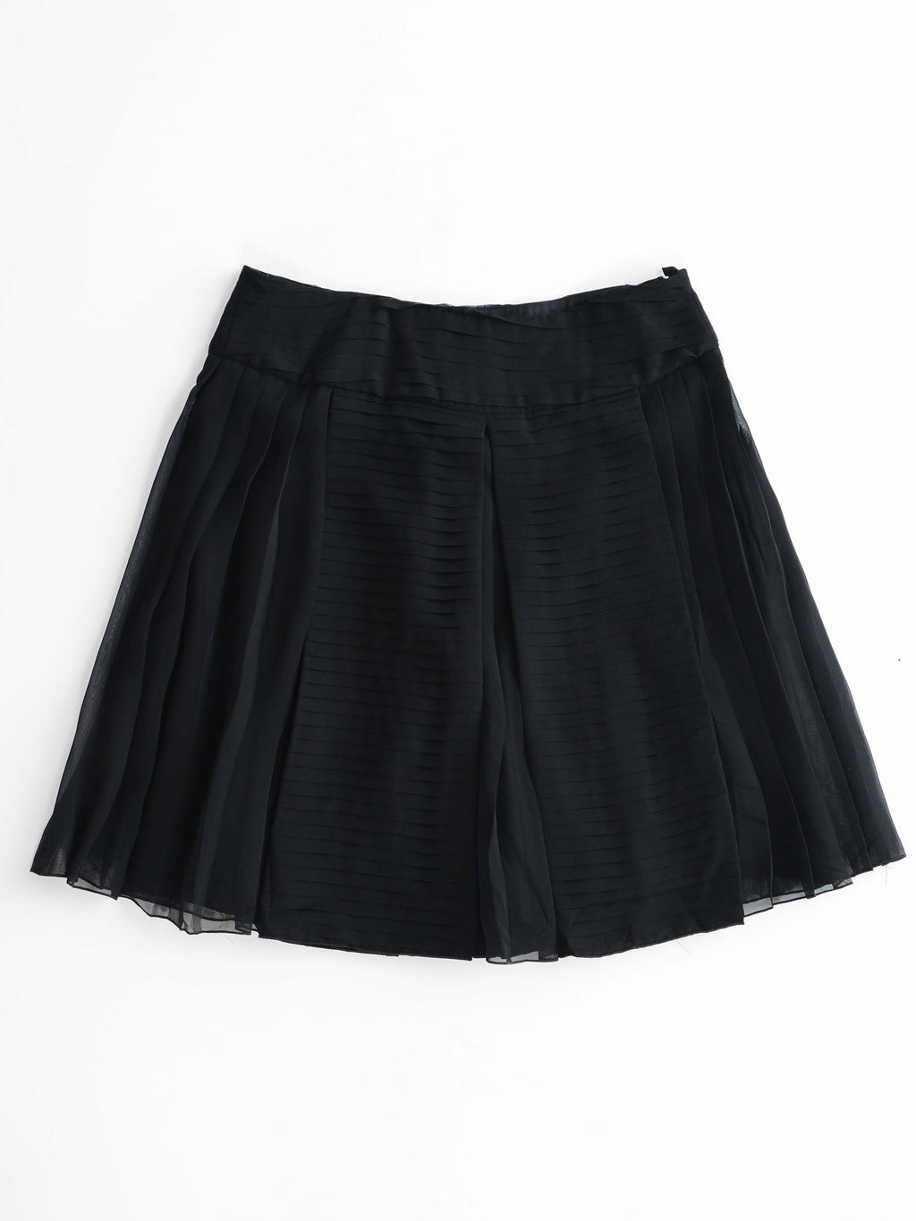 2003 EMPORIO ARMANI PLEATED BLACK SKIRT