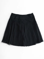 2003 EMPORIO ARMANI PLEATED BLACK SKIRT