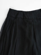2003 EMPORIO ARMANI PLEATED BLACK SKIRT