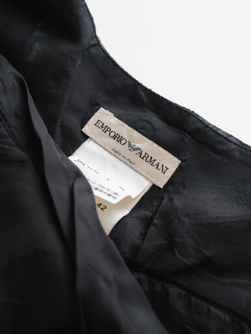 2003 EMPORIO ARMANI PLEATED BLACK SKIRT