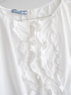 2010 PRADA WHITE T-SHIRT