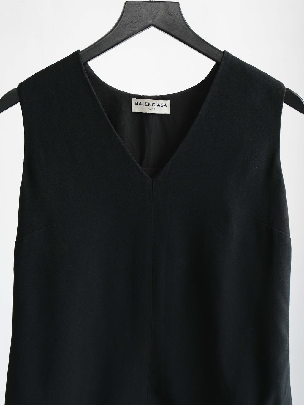 2015 BALENCIAGA BLACK RESORT COLLECTION BY ALEXANDER WANG TANK TOP