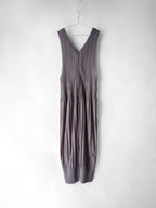 2015 ISSEY MIYAKE PLEATSPLEASE PLEATED GREY OVERALL JUMPSUIT