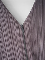 2015 ISSEY MIYAKE PLEATSPLEASE PLEATED GREY OVERALL JUMPSUIT