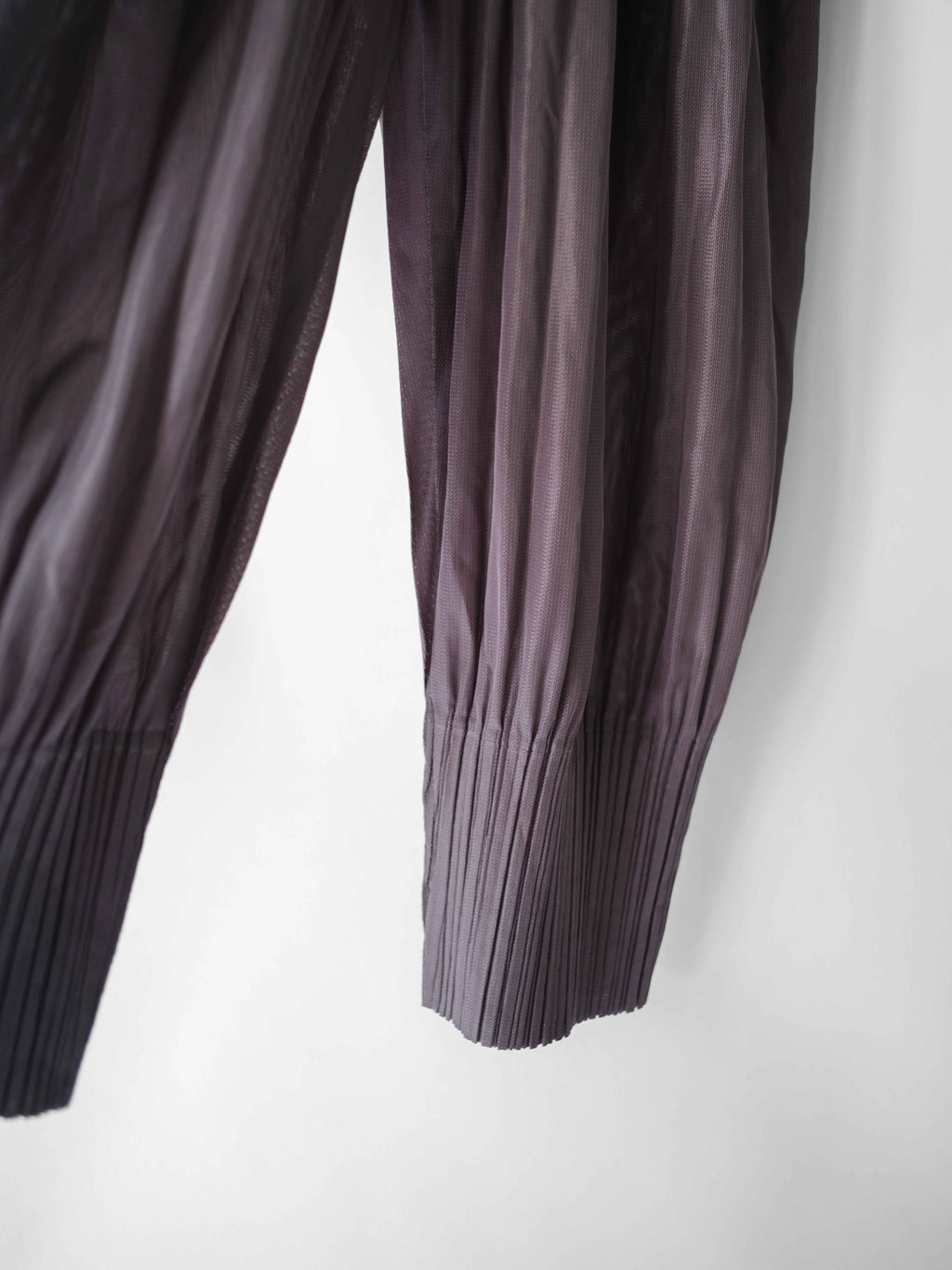 2015 ISSEY MIYAKE PLEATSPLEASE PLEATED GREY OVERALL JUMPSUIT