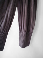 2015 ISSEY MIYAKE PLEATSPLEASE PLEATED GREY OVERALL JUMPSUIT