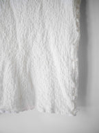 2019 ISSEY MIYAKE ME CRUSHED PLEATS WHITE TANK TOP