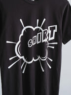 2021 COMME DES GARÇONS BLACK "SHIRT" COLLAB CHRISTIAN MARCLAY T-SHIRT