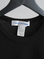 2021 COMME DES GARÇONS BLACK "SHIRT" COLLAB CHRISTIAN MARCLAY T-SHIRT