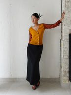 1990s DRIES VAN NOTEN LACE BROWN CARDIGAN