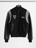 SS16 LAC BLACK STUSSY X SOPHNET TOKYO 16TH ANNIVERSARY VARSITY JACKET