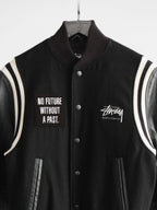 SS16 LAC BLACK STUSSY X SOPHNET TOKYO 16TH ANNIVERSARY VARSITY JACKET