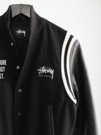 SS16 LAC BLACK STUSSY X SOPHNET TOKYO 16TH ANNIVERSARY VARSITY JACKET