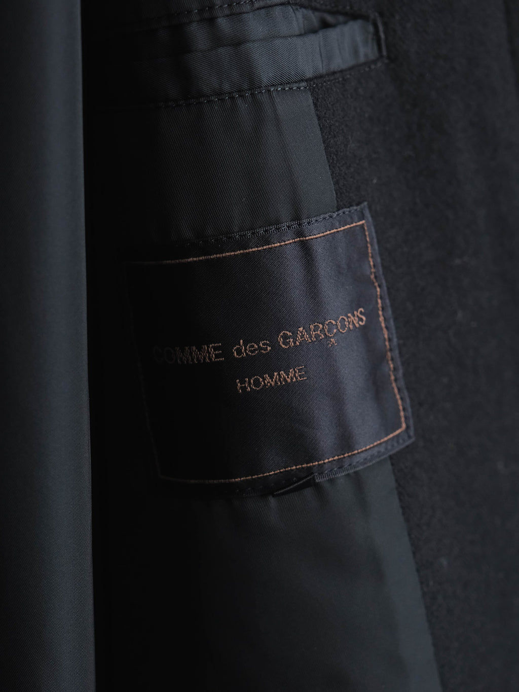 AD1992 CDG BLACK HOMME/ WOOL COAT