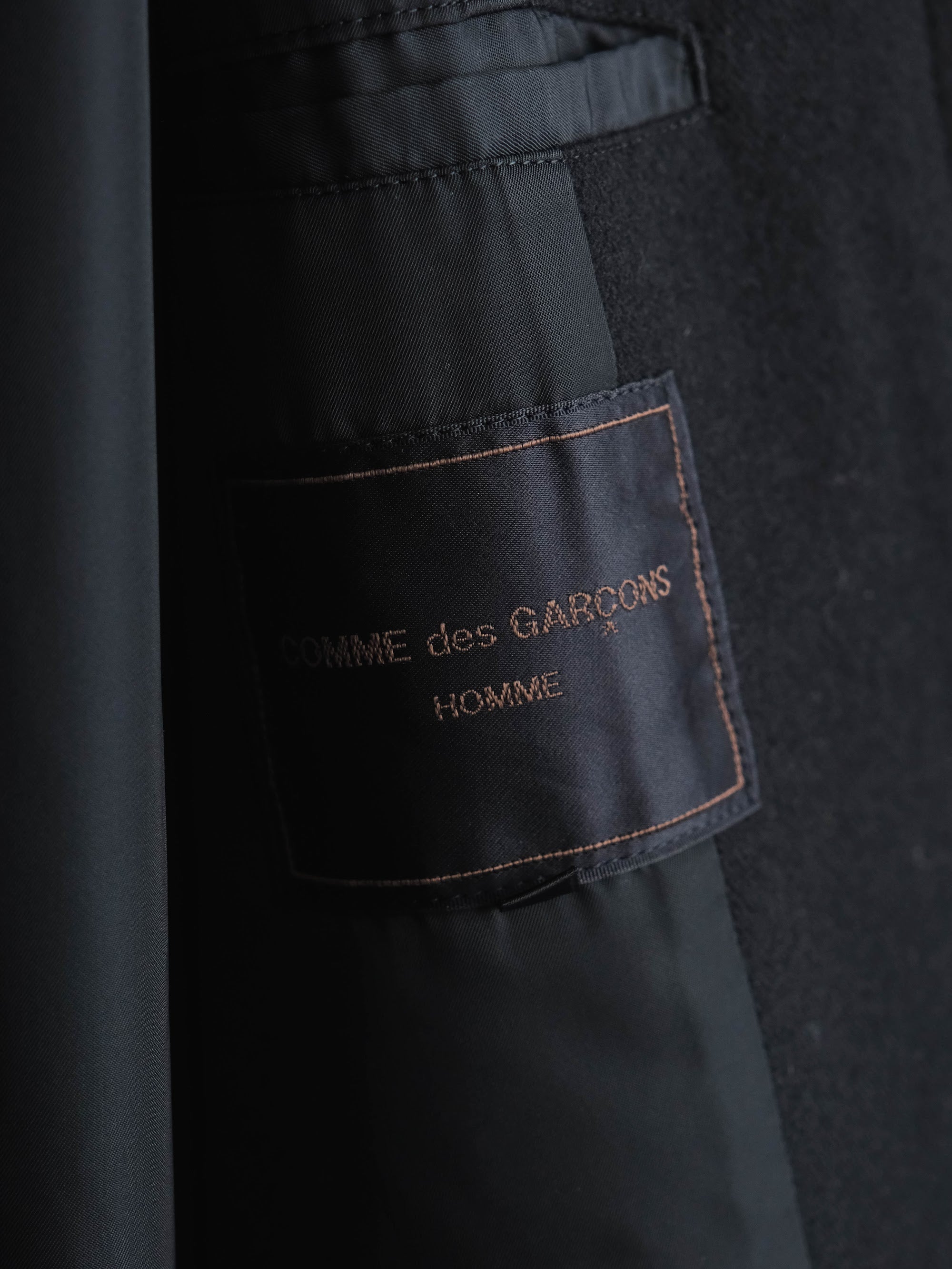 AD1992 CDG BLACK HOMME/ WOOL COAT